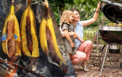 Banane auf dem Grill