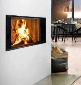 Der Spartherm Premium V-Ash glänzt mit einer großen Panoramasichtscheibe