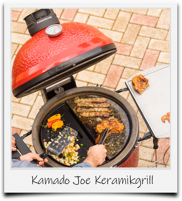 Bild Keramikgrill im Einsatz