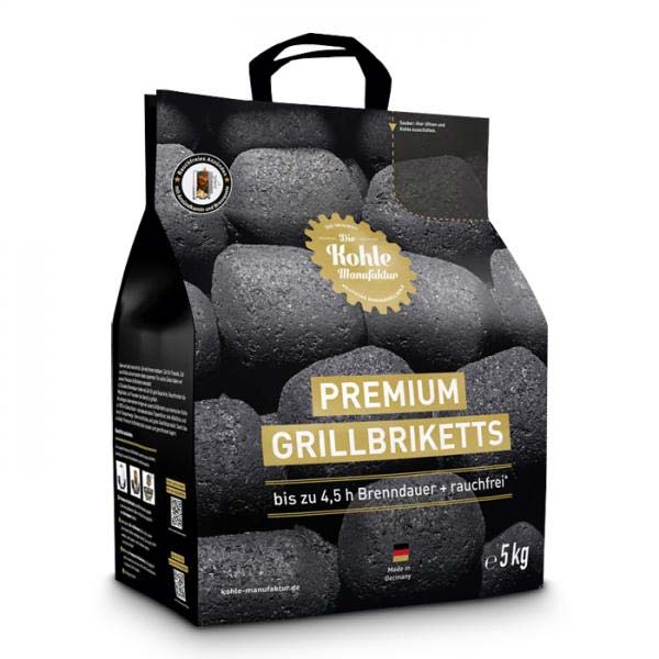 Bild von einem Sack Holzkohle der Holzkohlemanufaktur