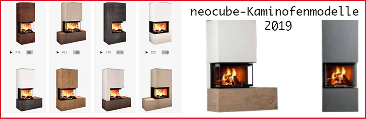 Ein Überblick über die neocube-Kaminofenmodelle 2019 verrät ganz klar, dass diese Kaminöfen ganz individuell gestaltet werden können.