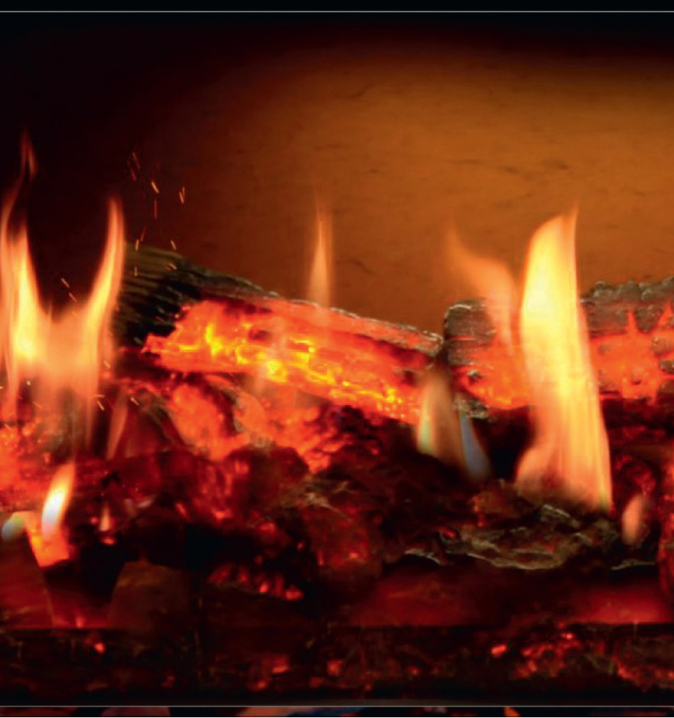 bei den Opti-V-Modellen von Glen Dimplex ist das Knistermodul Standard