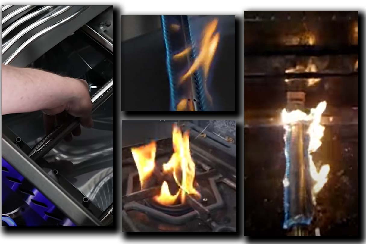 Titelbild Bietrag Gasgrill gelbe Flamme